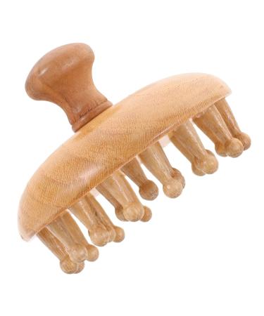 Magiclulu 5-St Massage Comb - Portable Beech Wood Hair & Body Massager Wide Tooth Relaxation Comb for Women - Buy Online on GoSupps.com