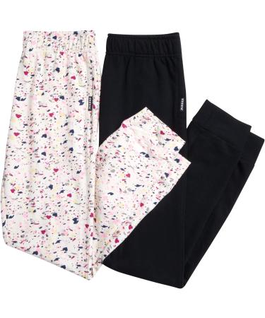RBX Girls' Sweatpants 4-Pack Active Fleece Jogger Pants (Sizes 4-16) White/Mint Black/Rose Black 10-12 - Buy Online on GoSupps.com