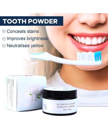 Paris Tooth Whitening - Natural Activated Charcoal Powder for White Teeth & Spot Removal (1PC) - Buy Online on GoSupps.com