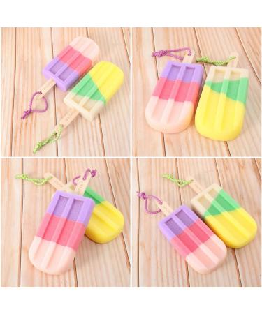 2Pcs Ice Cream Shaped Bath Ball & Towel Set | Exfoliating Body Sponge | Random Style | Picture 1 | Size 2 - Buy Online on GoSupps.com