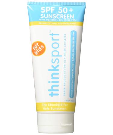 Thinksport - Kid's Safe Sunscreen Cream - SPF 50+ - 6oz