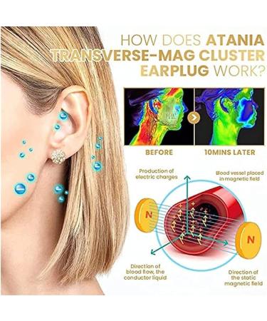 JIAWEIIY Dorina Ear Acupressure Magnetherapy Earrings 2/3Pairs Dorina Earrings Weight Loss Magnetic Earrings Ear Acupressure Earring (D) - Buy Online on GoSupps.com