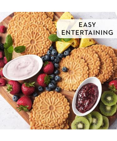 Reko Pizzelle Authentic Italian Style Waffle Cookie - Lemon - 7 Oz. - Buy Online on GoSupps.com