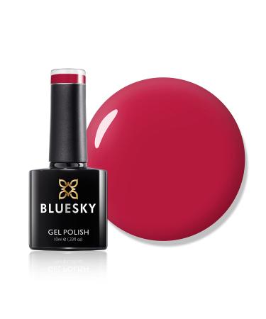 Bluesky Gel Nail Polish Pastel Red A119 Dark Lipstick Red Long Lasting Chip Resistant 10 ml (Requires Drying Under UV LED Lamp) Pastel Red 10 ml (Pack of 1)