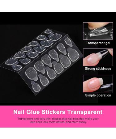 Sularpek 10 Sheets Nail Glue Sticker - 240pcs Double-Sided Adhesive Tabs for Press On Nails | Thin, Breathable, Waterproof Jelly Stickers - Buy Online on GoSupps.com