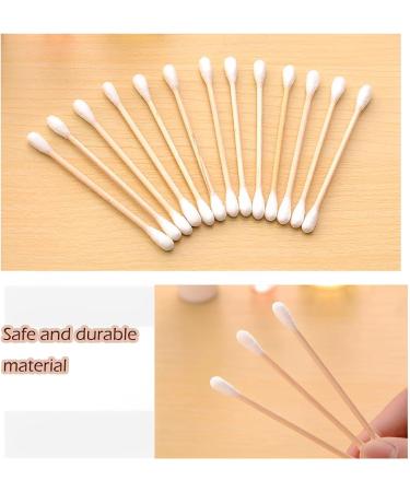 600 Pcs Biodegradable Bamboo Cotton Swabs for Ear & Makeup Cleaning - Buy Online on GoSupps.com