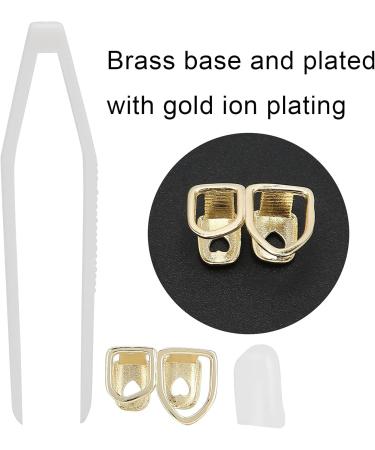 Halloween Hip Hop Teeth Hip Hop Hollow Tooth Convenient 2 Brass Fashionable for Party for Fashion Show for Festival(gold) - Buy Online on GoSupps.com