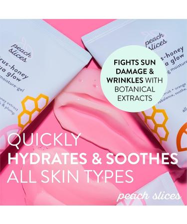 Peach Slices Citrus-Honey Aqua Glow Moisturizer 3.04 oz - Hydrating Gel for Sensitive, Dry, Oily, Dull, Acne Prone Skin with Honey Extract - Korean Skin Care - Buy Online on GoSupps.com