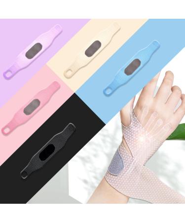 Ultra Thin Wrist Brace Support for Carpal Tunnel - Adjustable Velcro Wrist Wraps for Tendonitis & Arthritis Pain Relief - Breathable Gray One Piece - Buy Online on GoSupps.com