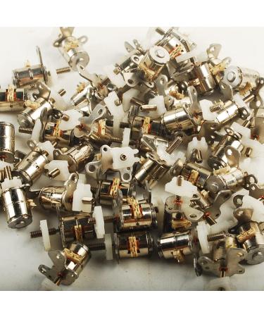 BAENRCY 50pcs 3-5V DC 2 Phase 4 Wire Dia 6mm Stepper Motor for Digital Products - 6x15.5mm - Buy Online on GoSupps.com