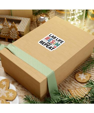 Lab Life Resin & Repeat Sticker - Dental Technician Vinyl Decal for Crown & Bridge Pros 3" 3" White - Buy Online on GoSupps.com