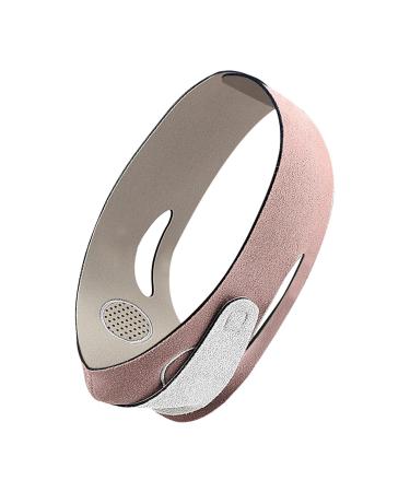 Double Chin Reducer - Face Slimmer | Face Slimming Strap | Chin Lift | Face Toning Belts | Double Chin Reducer Face Slimming Strap | Reusable V Breathable Elastic Chin Lifting for Face Pink