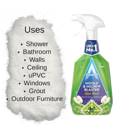 Mould Remover Spray Set - Including Astonish Mould and mildew remover anti mould spray and a Wilosc microfibre cloth - Uses include |Mould Spray for walls |Black mould remover |mildew removal spray| - Buy Online on GoSupps.com