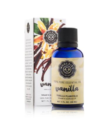 Woolzies Vanilla Essential Oil - Pure Aromatherapy Oil for Diffuser & Massage | 100% Natural Therapeutic Grade | 1oz - Buy Online on GoSupps.com