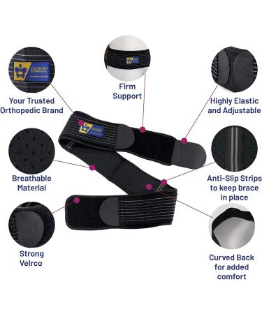 Everyday Medical SI Belt - Hip Support Brace for Men and Women | Alleviate Si Joint, Pelvis, Sacrum, Hip, and Sciatica Pain | Small/Medium Size - Pack of 1 - Buy Online on GoSupps.com