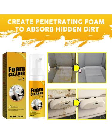 Foam Cleaner For Car Ambitionous Magic Foam Cleaner Foam Drain Cleaner Foam Cleaner All Purpose Car Magic Foam Cleaner Multi-Functional Cleaning Agent Multi-Purpose Foam Cleaner (2pcs 60ml) 2pcs 60ml - Buy Online on GoSupps.com