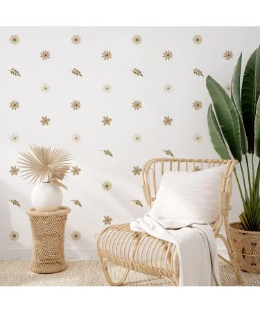 Funlife Nude Daisy Wall Decal - Peel and Stick Transparent PVC Stickers for Nursery and Playroom Decor - Buy Online on GoSupps.com
