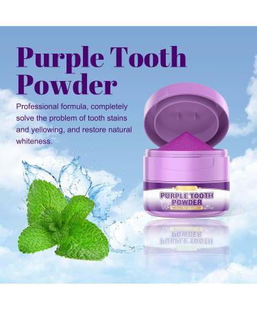 Purple Teeth Whitening Powder | Effective Tooth Whitening & Bleaching | Enhance Your Smile with Visible Results - Buy Online on GoSupps.com