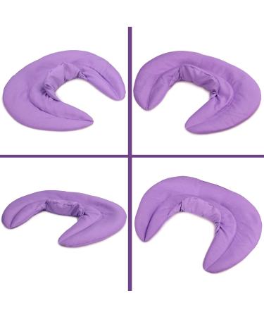 Neck Pillow with Stand-Up Collar - Lilac 2-in-1 Heat & Cold Spelt Pillow for Ultimate Comfort | International Shipping - Buy Online on GoSupps.com