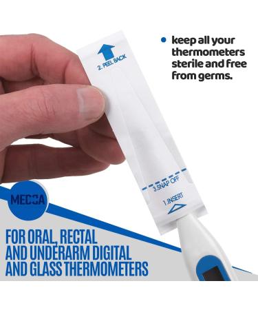 200 Pack Universal Disposable Thermometer Probe Covers for Accurate Sanitary Readings - Buy Online on GoSupps.com