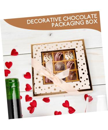 Box Chocolate Box Candy Chocolate Containers Empty Wedding Chocolate With Cover Truffle - Buy Online on GoSupps.com