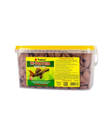 Hi-Protein Discs XXL 5L / 2.5kg - Food with crustaceans and molluscs for large fish that eat the bottom
