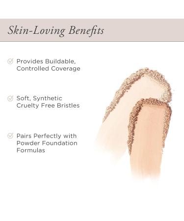 R MINERALS Chisel Brush - Flat Top Synthetic Makeup Brush (1 ct) | Cruelty-Free Bristles - Buy Online on GoSupps.com