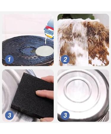 Pan Bottom Stain Cleaner Gel Cleaner for Cookware Bottom Pot Cleaner For Bottom Of Pans Household Stainless Steel Cleaner Bubble Cleaner Foam Spray (1pcs) - Buy Online on GoSupps.com