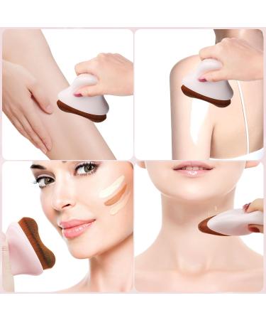 Self Tanner Brush | Kabuki Body & Leg Makeup Brush for Self Tanning Gel & Lotion | Pink Self Tan Mitt & Bronzer Brush for Face & Body - Buy Online on GoSupps.com