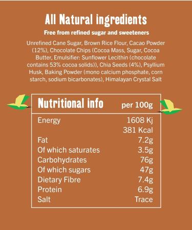 Creative Nature Gluten Free Brownie Mix - Vegan & Free From Baking Mix - 250g - Buy Online on GoSupps.com