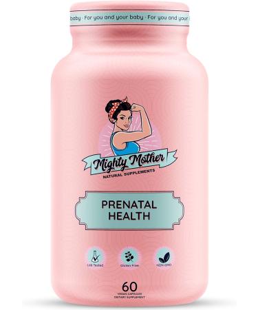 Mighty Mother Conception Fertility Prenatal Vitamins - 60 Capsules | With Iron, Folic Acid, Zinc, Biotin, Vitamin C, D, & B Complex | Pre & Post-Natal Multivitamins for Healthy Pregnancy - Buy Online on GoSupps.com
