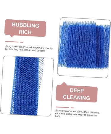 FOMIYES 4 Pcs Back Scrub Towel Set - Exfoliating Loofah Bath Towels for Clean Smooth Skin | International Shipping Available - Buy Online on GoSupps.com