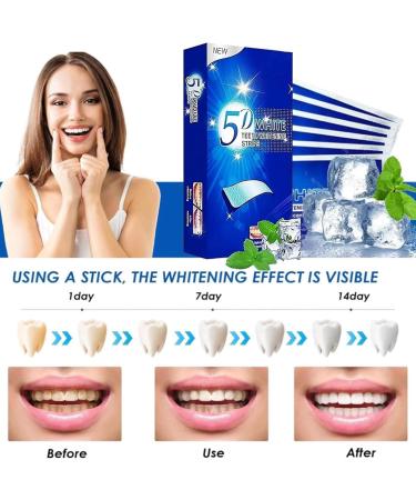 Elunara Bandes de blanchiment des dents blanches 5D bandes blanches de blanchiment des dents bandes blanches efficaces sensibilit r duite sans sensibilit id ales pour les voyages (2) - Buy Online on GoSupps.com