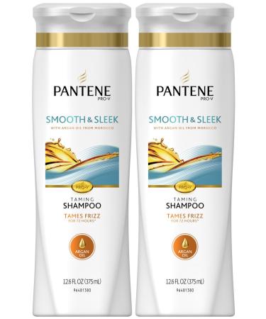 Pantene Pro-V Thick Hair Smooth & Sleek Shampoo with Argan Oil - 12.6 oz - 2 pk
