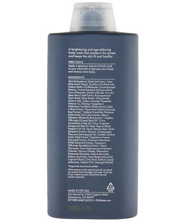 OM4 Refresh Lime Ginger Brightening Body Wash - Men's Bodycare with Vitamin C for Nourishing Cleanse - International Shipping Available - Buy Online on GoSupps.com