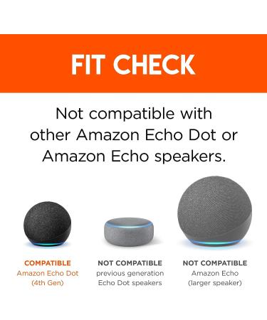Amazon Outlet Hanger - Black for Echo Dot 4th Gen | Space-saving Solution - Buy Online on GoSupps.com