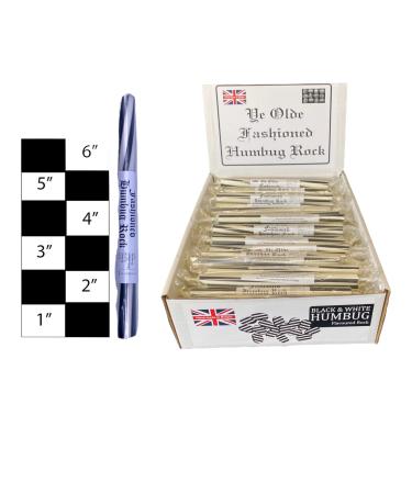 50 X Mint Humbugs Rock Sticks Handmade Traditional Rainbow Classic Sweets Retro Seaside Gift Wholesale Confectionery