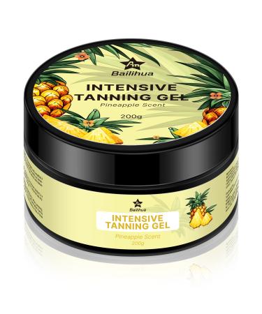 Tanning Accelerator Tanning Gel Accelerator Cream (pineapple) Pine apple 200 g (Pack of 1)