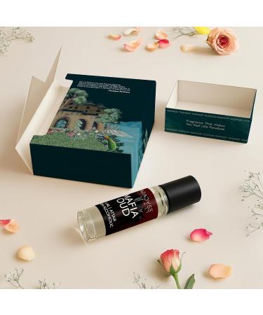 Oud Attar Perfume Non-Alcoholic Fragrance Oil 6 ML Oud and Sandalwood Scent - Buy Online on GoSupps.com