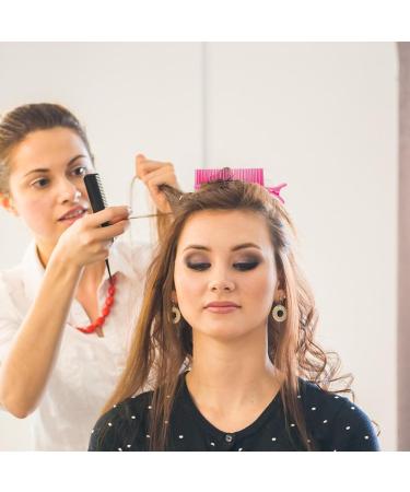 Giantree Hairdresser Non-Slip Hair Clips Comb Grip Clips for Hair Section Styling Hair Parting Combs Clips for Professional Salon Home Styling Section Haircuts Colouring Hair (Pink) - Buy Online on GoSupps.com