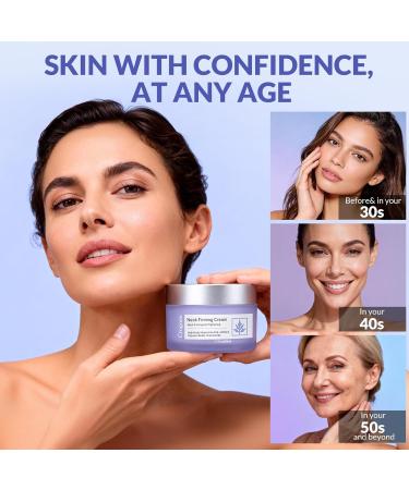 Crogooe Neck Firming Cream - Neck Creams for Tightening and Firming Tightening and Lifting Wrinkles & Crepey Skin for Neck & D collet -1.7 fl.oz - Buy Online on GoSupps.com