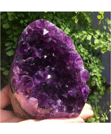 Natural Amethyst Quartz Cluster Crystal Specimen Freeform yuebang Stone Mineral Specimen (Color : Purple Size : 500-600g) 500-600g Purple - Buy Online on GoSupps.com