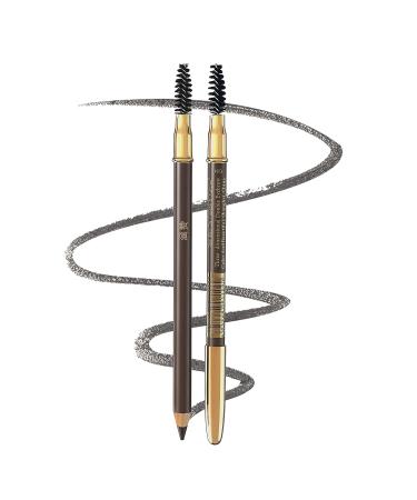 Long Lasting Waterproof Eyebrow Pencil in Dark Brown - 12H Sweat Resistant - 5 Colors Available - Buy Online on GoSupps.com