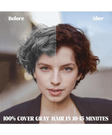 YourTone Natural Dark Brown Hair Color Shampoo | Hair Dye 3 in 1 for Men & Women | Ammonia Free & Long Lasting - 16.90 Fl Oz - Buy Online on GoSupps.com