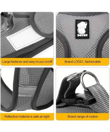 Lianzimau Cat Dishes & Ultra Light Adjustable Running Vest for Kittens & Puppies - Soft Padded Escape Protection Jacket (1 Pack) - New Gray - Buy Online on GoSupps.com