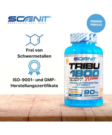 Buy Tribulus Terrestris 1800 mg - 90% Saponins - 120 Vegetable Capsules - Enhanced Performance & Vitality - Worldwide Shipping - Buy Online on GoSupps.com