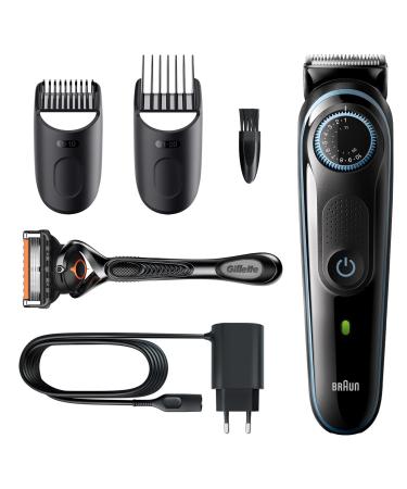 Braun BT3340 Beard Trimmer with Precision Dial 2 Accessories and Gillette ProGlide Razor