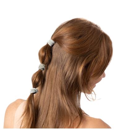 Kitsch Recycled Nylon Hair Ties - Pack of 20 | No Damage Elastics for Thick & Thin Hair | Hair Accessories for Girls - Buy Online on GoSupps.com