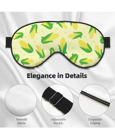 Double-Sided Green Delicious Corn Eye Mask | Unisex Sleep Shade for Ultimate Comfort - Buy Online on GoSupps.com