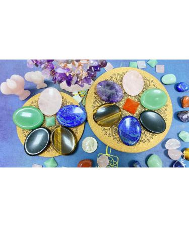 XIANNVXI Amethyst Worry Stone - Healing Gemstone for Anxiety Relief & Meditation - Buy Online on GoSupps.com